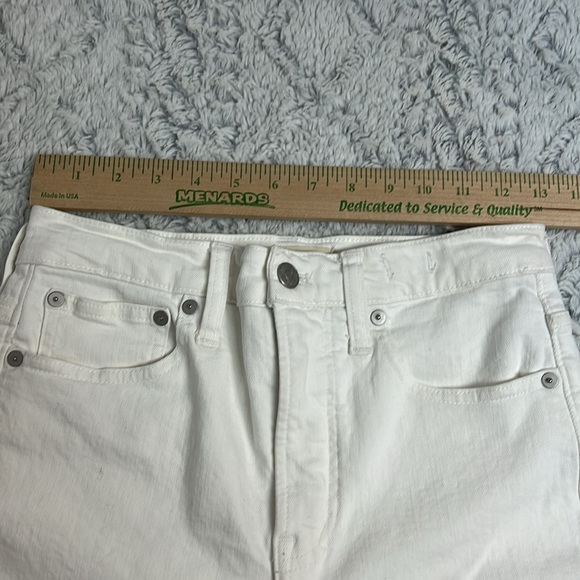 Madewell the perfect vintage Jean white denim waist 25 - Picture 5 of 11